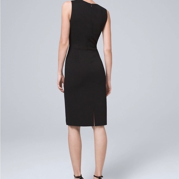 WHITE HOUSE BLACK MARKET Piped Sheath Dress - Picture 3 of 15